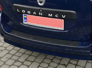 Renault Logan MCV 2013–2022 Achterbumperbeschermer (ABS, Esa) foto 1
