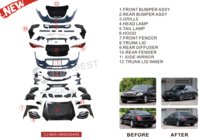 Mercedes S-class W221 2005–2013 Facelift kit voor W223 AMG Line foto 10