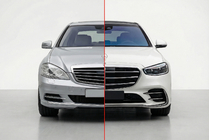 Mercedes S-class W221 2005–2013 Facelift kit voor W223 AMG Line foto 1