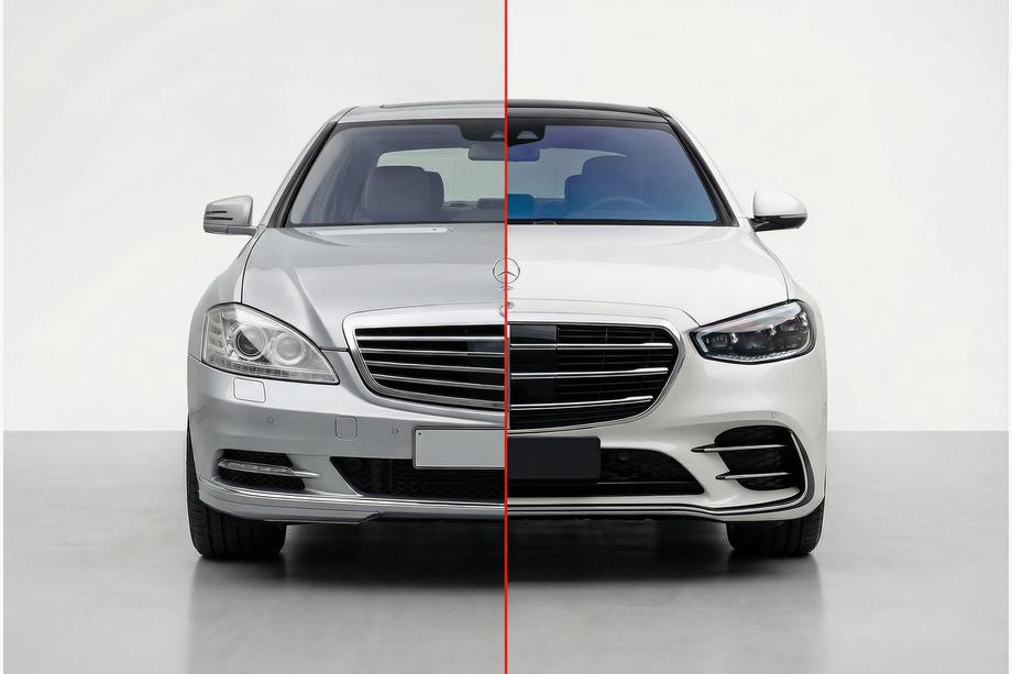 Mercedes S-class W221 2005–2013 Facelift kit voor W223 AMG Line Image