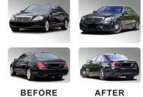 Mercedes S-class W221 2005–2013 Facelift kit voor W222 AMG S63 foto 4