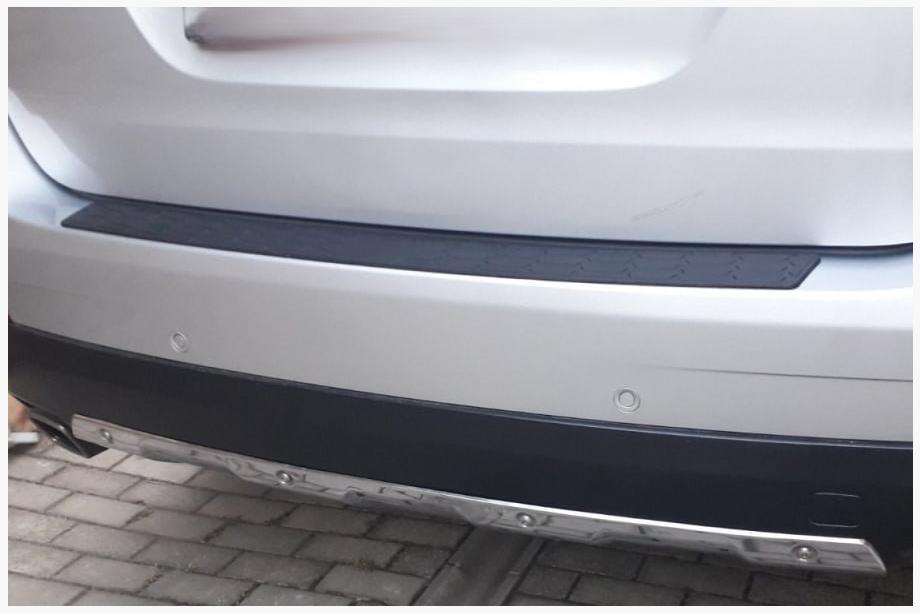 Mercedes GL-klasse X164 2006–2012 Achterbumperbeschermlijst DPT V-2 (ABS) (90 cm, matzwart) Image