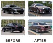Mercedes E-class W213 2016–2023 Maybach bodykit-set (voor 2020-2024) foto 3
