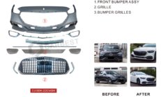 Mercedes C-klasse W206 2022– Voorbumper compleet (Maybach) foto 2