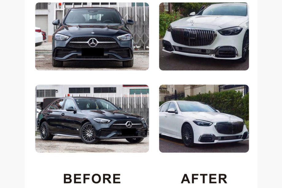 Mercedes C-klasse W206 2022– Voorbumper compleet (Maybach) Image
