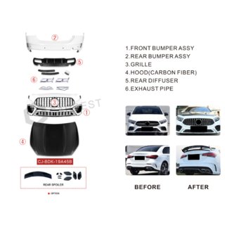 AMG A45 bodykit (type-B) Mercedes A-Klasse W177 2018– foto 2