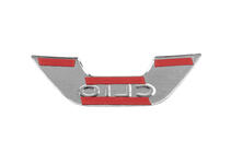 Renault Clio IV 2012–2019 Carmos sierlijst voor voorlogo (RVS) foto 4