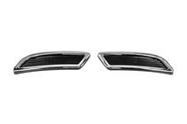 Renault Megane IV 2016–2025 Uitlaat-imitatie sierstukken Carmos (2 stuks, ABS+roestvrij staal) foto 1