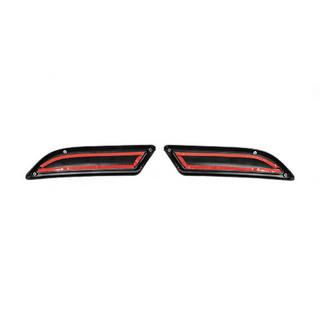 Uitlaat-imitatie sierstukken Carmos (2 stuks, ABS+roestvrij staal) Renault Megane IV 2016–2025 foto 3