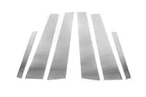 Mercedes S-class W221 2005–2013 RVS deursstijl sierlijsten (6-delig) foto 2