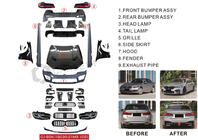 BMW 5 Serie G30/G31 2017–2023 Restylingkit met motorkap en spatborden (ombouw naar M5 Competition 2021) foto 22