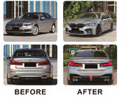 BMW 5 Serie G30/G31 2017–2023 Restylingkit met motorkap en spatborden (ombouw naar M5 Competition 2021) foto 3