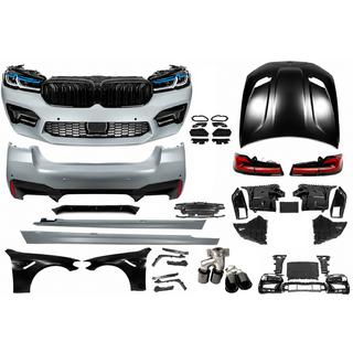 Restylingkit met motorkap en spatborden (ombouw naar M5 Competition 2021) foto 2