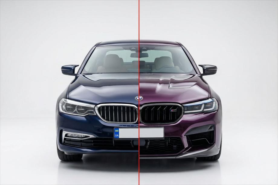 BMW 5 Serie G30/G31 2017–2023 Restylingkit met motorkap en spatborden (ombouw naar M5 Competition 2021) Image