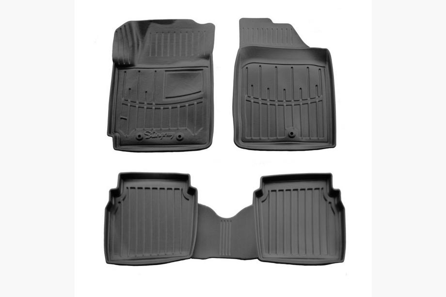 Hyundai I-10 2008–2013 Stingray 3D rubber automatten voor interieur (4 stuks) Image