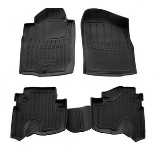 Stingray 3D rubber automatten voor interieur (4 stuks) Toyota Land Cruiser 90 Prado 1996–2002