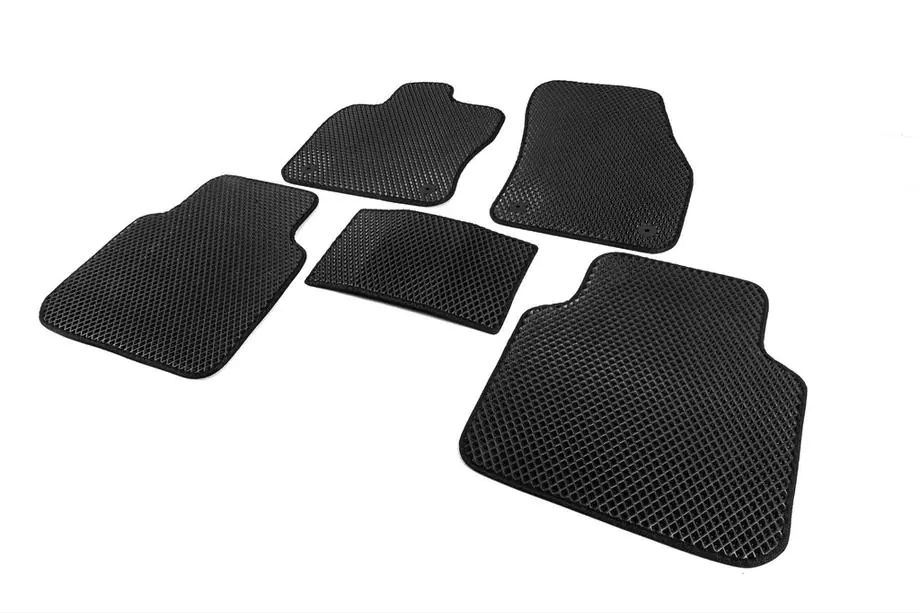 Volkswagen Tiguan 2016–2023 EVA automatten (Allspase, 2 rijen, zwart) Foto 2