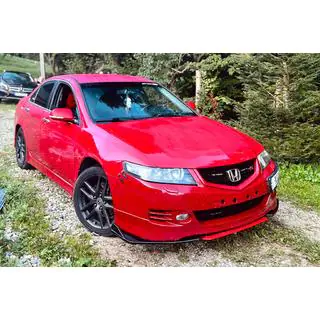 Voorbumper lip spoiler Niken Red (ABS)