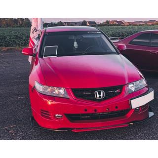 Voorbumper lip spoiler Niken Red (ABS) Honda Accord VII 2002–2007 foto 2