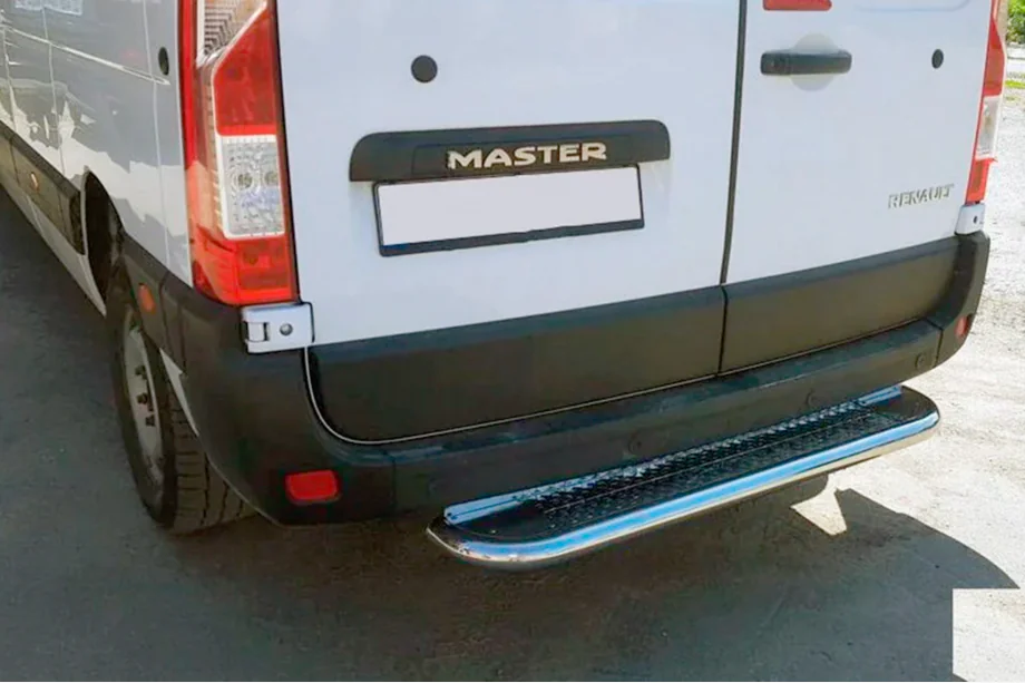 Opel Movano 2010–2021 Achteropstap (RVS) Image