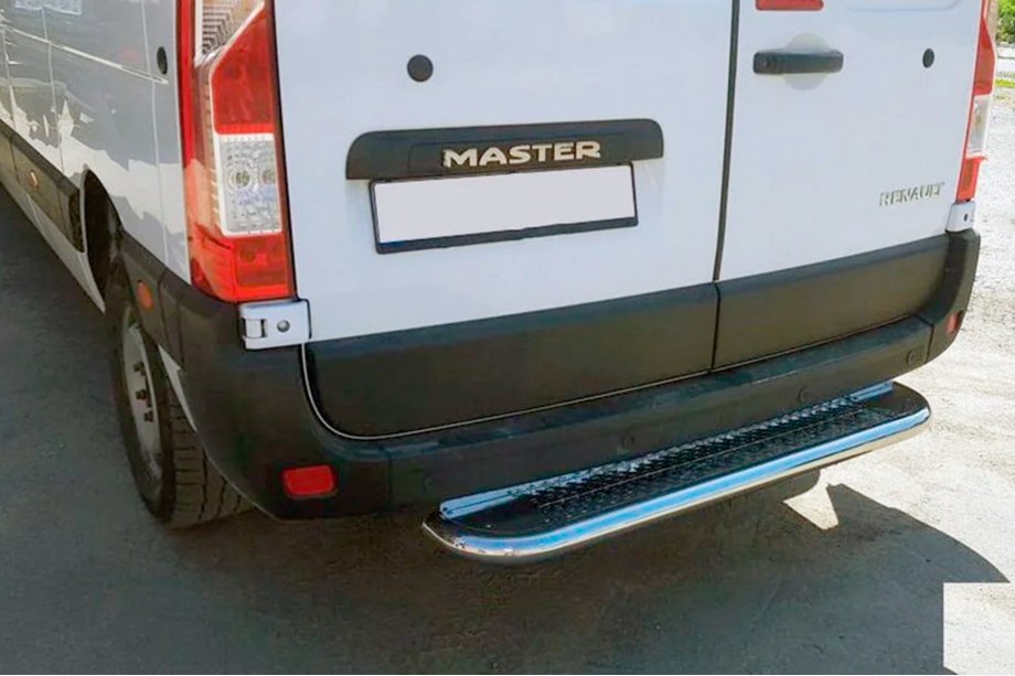 Renault Master 2011–2023 Achteropstap (RVS) Image