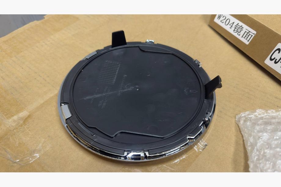 Mercedes Vito/V-klasse W447 2014– Afgeprijsd: Voorembleem onder glas, chroomrand a2048806406 Foto 2