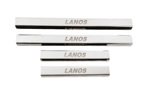 Daewoo Lanos 1998–2017 Carmos V3 dorpellijsten (4 stuks, RVS) foto 1