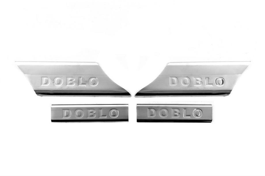 Fiat Doblo I 2001–2005 Interieur dorpellijsten (Carmos V2, staal) Image