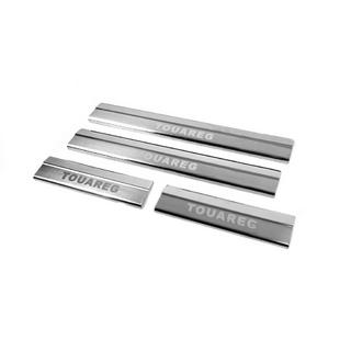 Instaplijsten Carmos V2 (set 4 stuks, RVS) Volkswagen Touareg 2010–2018 foto 2
