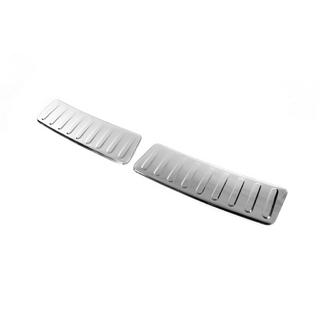Achterbumperbeschermer Carmos V2 (roestvrij staal) Dacia Sandero 2007–2013 foto 2