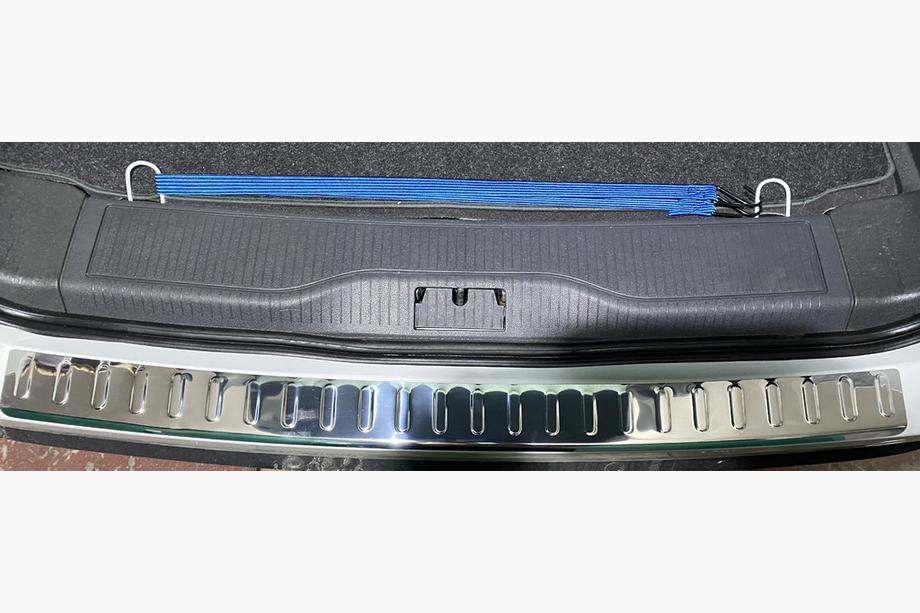 Opel Zafira B 2005–2011 Achterbumperbeschermer Carmos V2 (roestvrij staal) Image