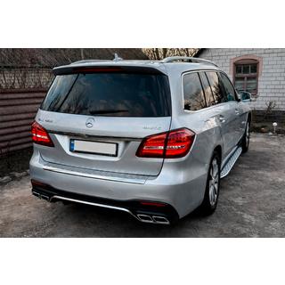 Achterdiffuser GLS63 AMG (met chrome uitlaattips) foto 1