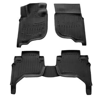 Stingray 3D rubberen vloermatten voor het interieur (EU, KAOT, 5 stuks) Mitsubishi L200 2006–2015
