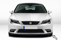 Seat Leon 2013–2020 ESA frontlip (zwart) foto 1