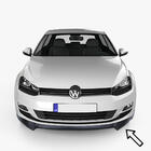 Volkswagen Golf 7/E-Golf 2012–2020 ESA frontlip (zwart) foto 1