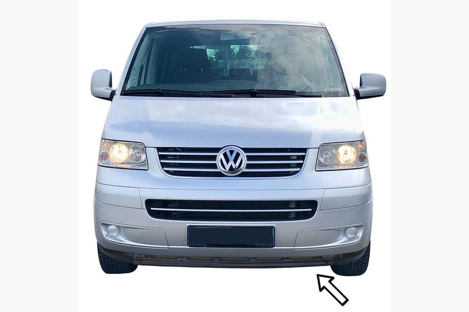 Volkswagen T5 2010–2015 ESA frontlip (zwart) Image