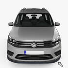 Volkswagen Caddy 2015–2020 ESA frontlip (zwart) foto 1