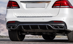 Mercedes GLE/ML-klasse W166 2011–2018 Achterdiffuser voor GLE (GLE63-design) foto 1