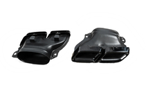 Mercedes GLE Coupé C292 2015–2019 Achterdiffuser met uitlaatsierstukken, zwart (GLE63-design) foto 6