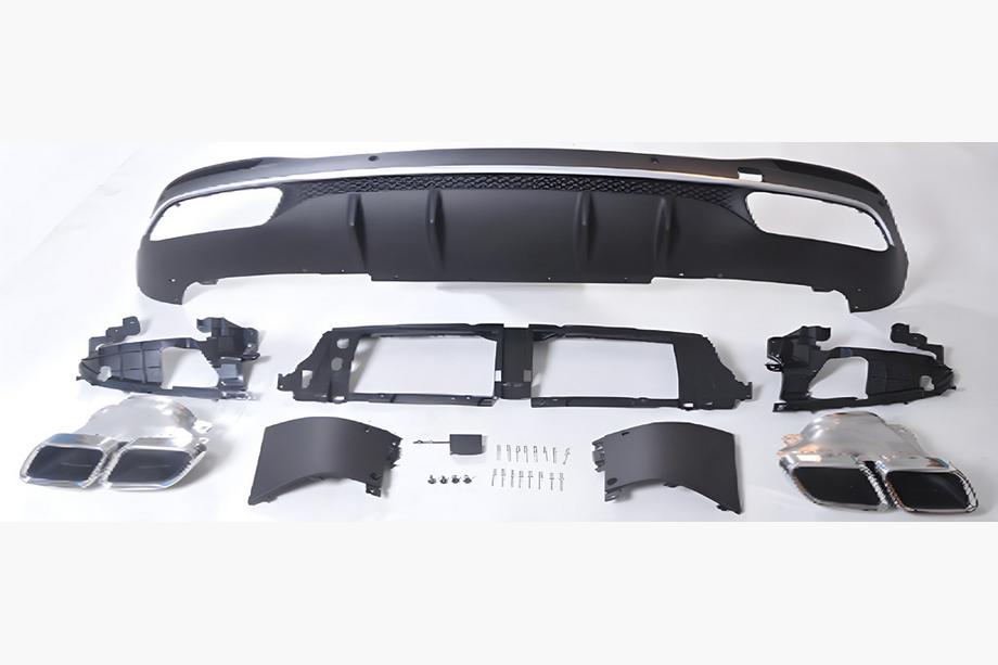 Mercedes GLE Coupé C167 2019– Achterdiffuser met uitlaatsierstukken (voor GLE63) Image