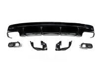 Mercedes CLA C117 2013–2019 Achterdiffuser Black (CLA45-design met uitlaatsierstukken) foto 1