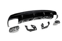 Mercedes CLA C117 2013–2019 Achterdiffuser Black (CLA45-design met uitlaatsierstukken) foto 4