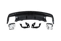 Mercedes CLA C117 2013–2019 Achterdiffuser Black (CLA45-design met uitlaatsierstukken) foto 5