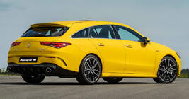 Mercedes CLA C118 2019– Achterdiffuser met uitlaatsierstukken (CLA35-design) foto 3