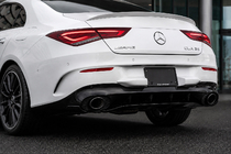 Mercedes CLA C118 2019– Achterdiffuser met uitlaatsierstukken (CLA35-design) foto 2