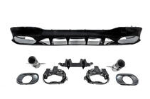 Mercedes CLA C118 2019– Achterdiffuser met uitlaatsierstukken (CLA35-design) foto 5