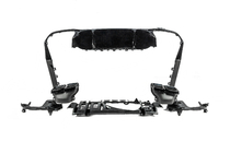 Mercedes E-class W213 2016–2023 Achterdiffuser met uitlaatsierstukken E63-Design Black (voor AMG/AMG-Line 2016-2020) foto 6