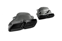 Mercedes E-class W213 2016–2023 Achterdiffuser met uitlaatsierstukken E63-Design Black (voor AMG/AMG-Line 2016-2020) foto 10