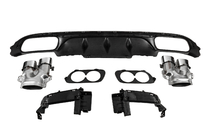 Mercedes E-class W213 2016–2023 Achterdiffuser met uitlaatsierstukken E53-Design (voor AMG/AMG-Line) foto 5