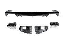 Mercedes E-Klasse Coupé C238 2016–2024 Achterdiffuser Black met uitlaateindstukken Black (AMG63 Design) foto 2